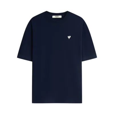 Áo thun Minimal Heart | Navy - Thêu Tim  Be | StepForward Collection