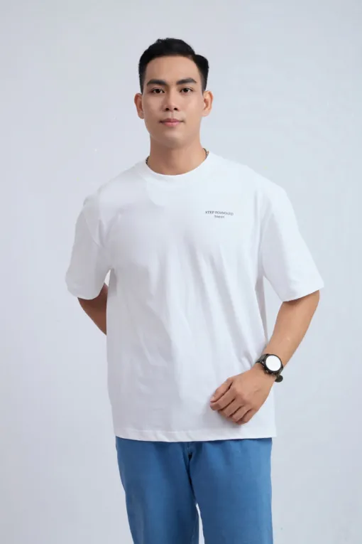 Áo thun Plastisol – White | In trái | StepForward Collection - Hình ảnh 3