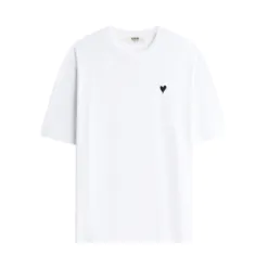 Áo thun Minimal Heart | White  - Thêu Tim  Navy | StepForward Collection