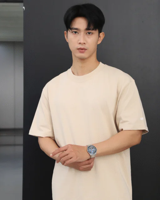 Áo thun Basic Loose | Oat Milk - Flagship - Hình ảnh 7