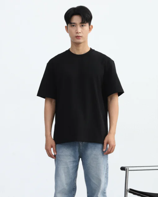 Áo thun Basic Loose | Black – Flagship - Hình ảnh 4