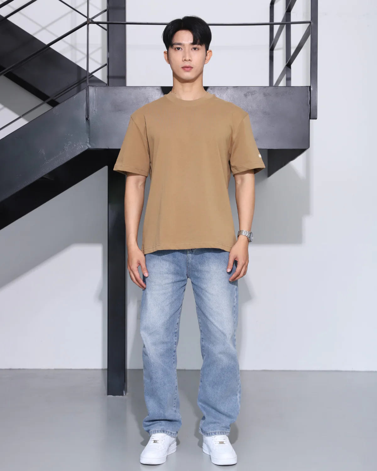 Áo thun Basic Loose | Brown Café - Flagship - Ảnh 8