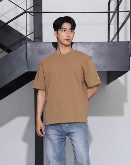 Áo thun Basic Loose | Brown Café - Flagship - Hình ảnh 6