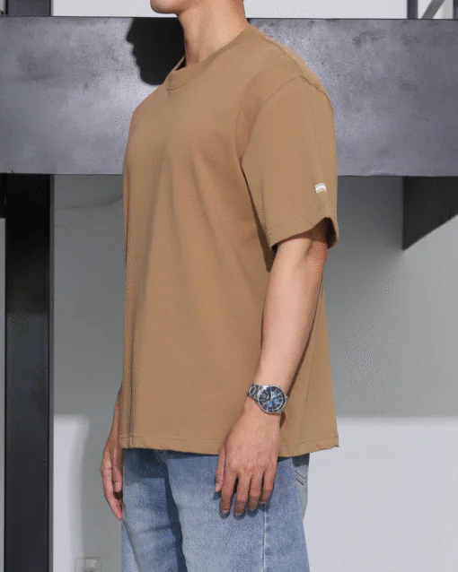 Áo thun Basic Loose | Brown Café - Flagship - Hình ảnh 4