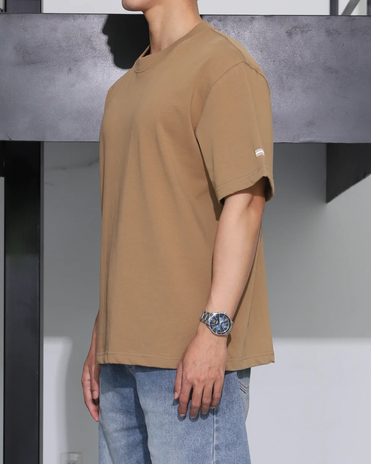 Áo thun Basic Loose | Brown Café - Flagship - Ảnh 4