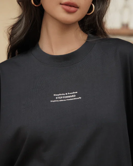 Áo thun Plastisol - Black | In giữa | StepForward Collection - Hình ảnh 8