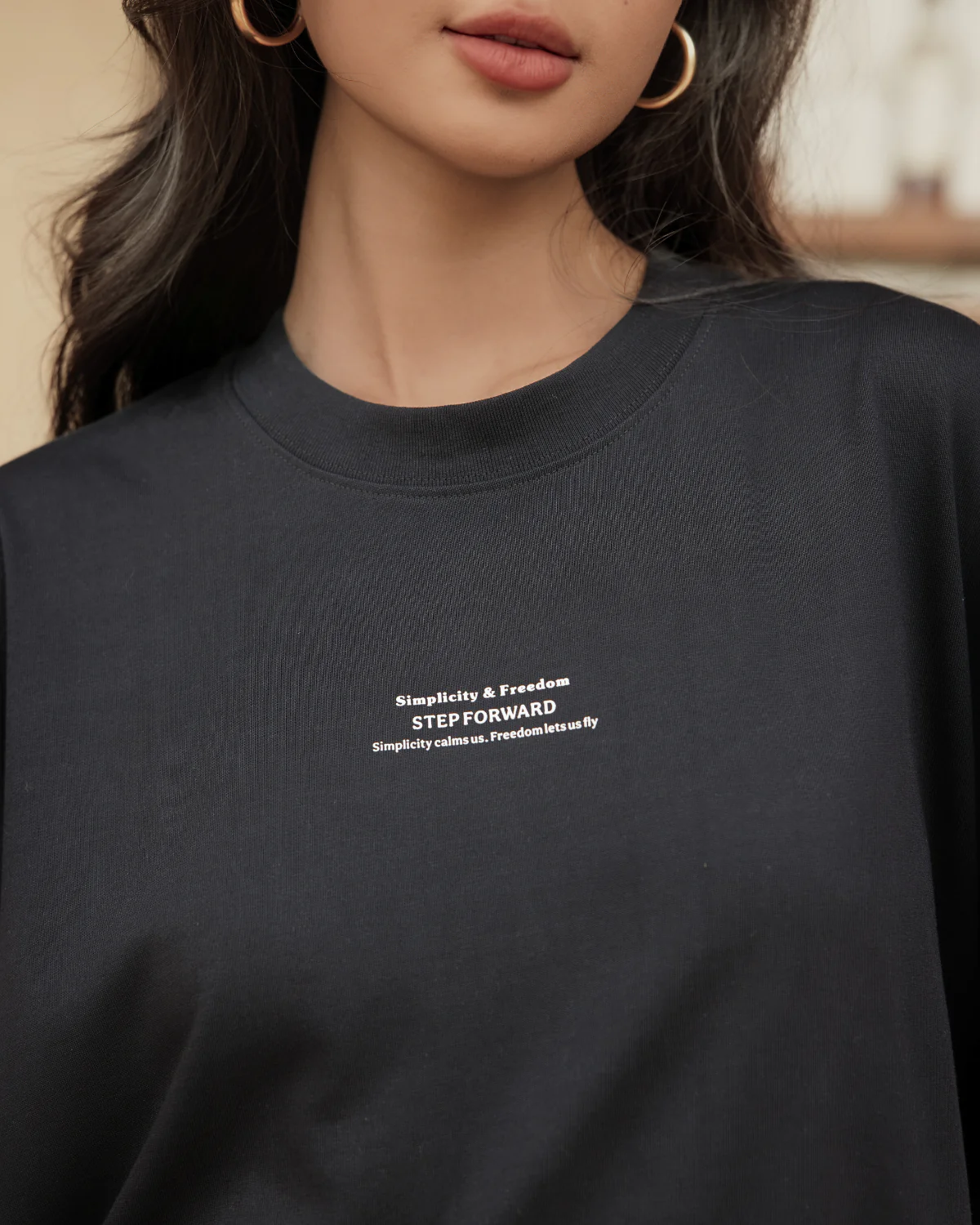 Áo thun Plastisol - Black | In giữa | StepForward Collection - Ảnh 8