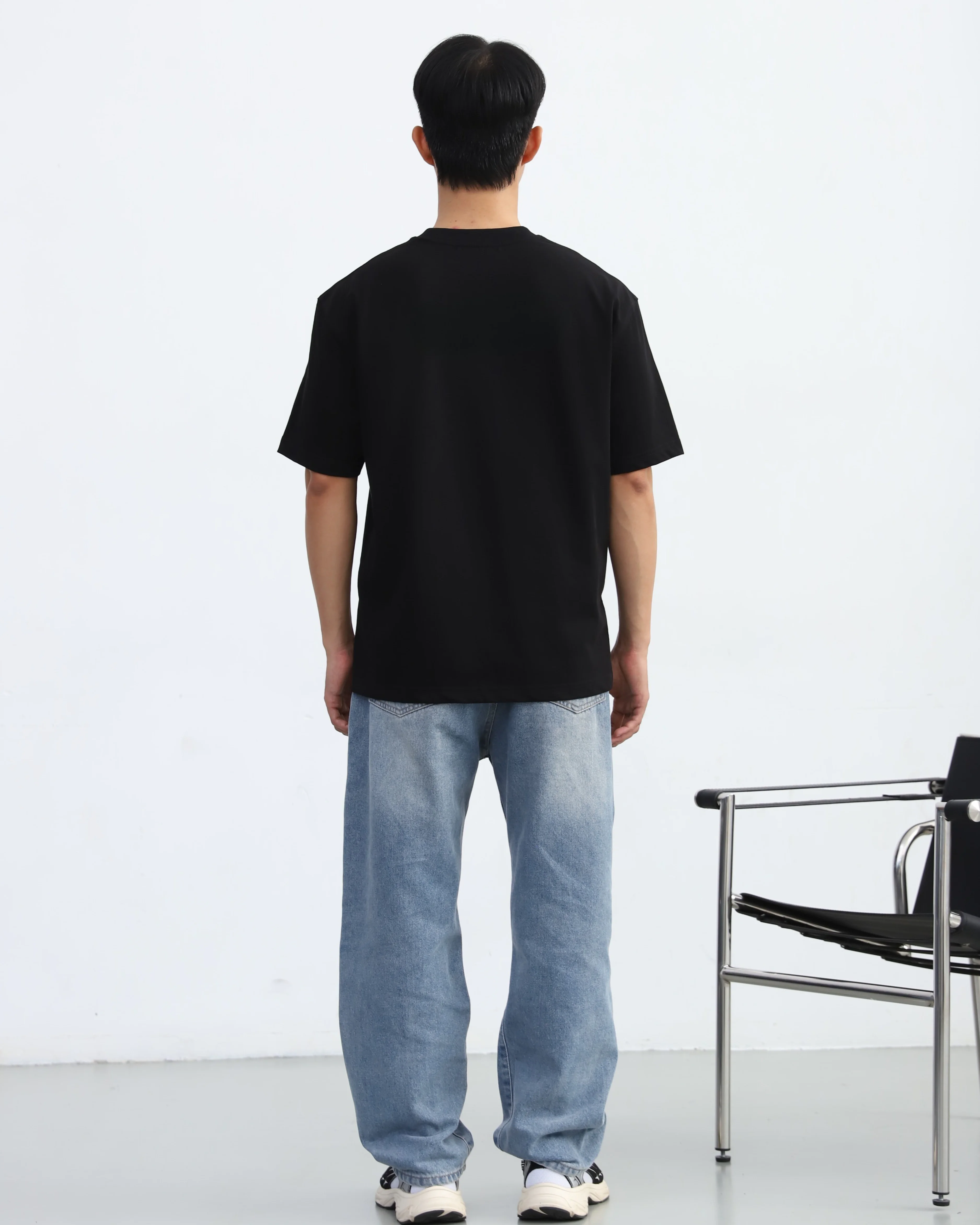 Áo thun Basic Loose | Black – Flagship - Ảnh 7