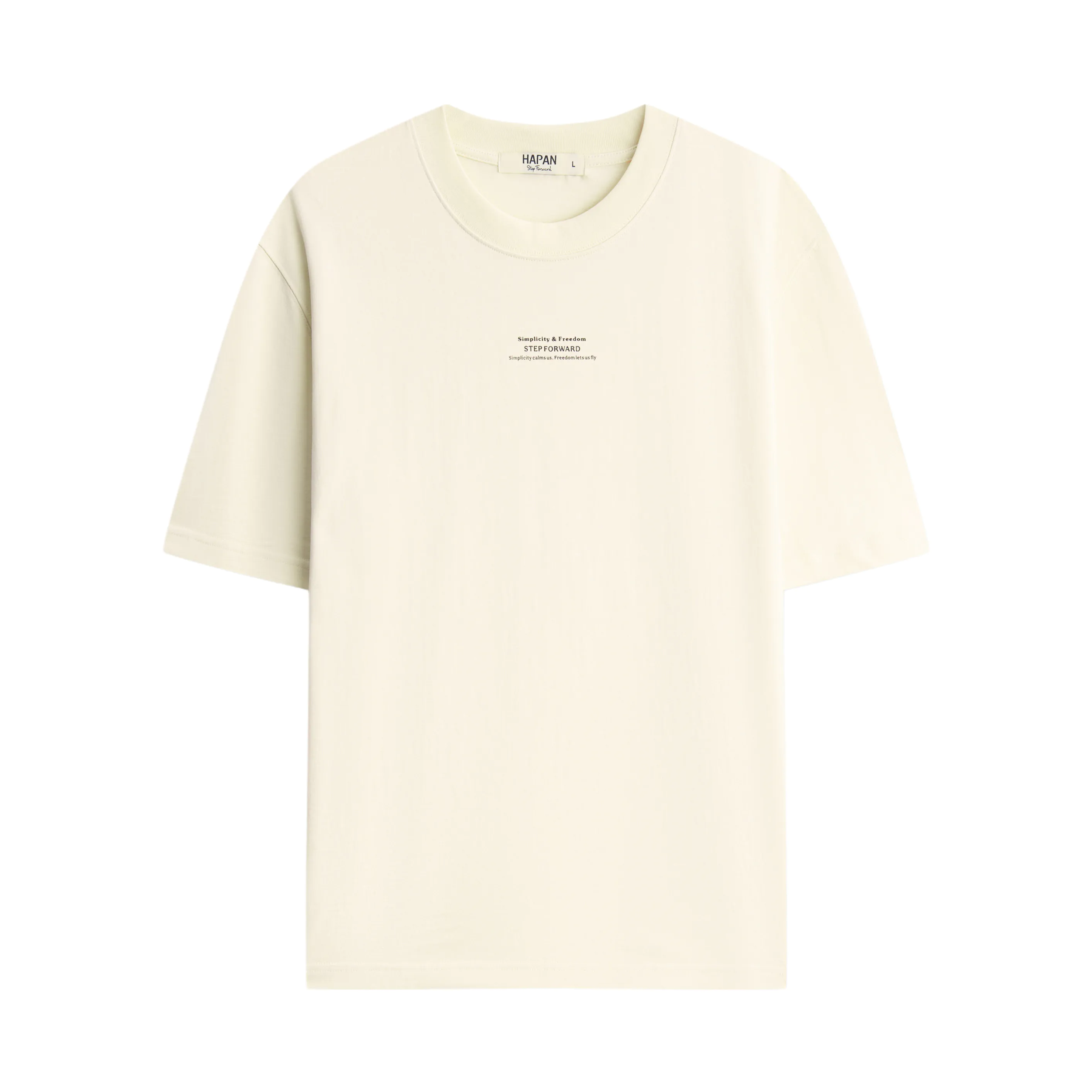Áo thun Plastisol - Oat milk | In giữa | StepForward Collection