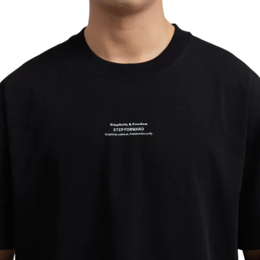 Áo thun Plastisol - Black | In giữa | StepForward Collection - Hình ảnh 4