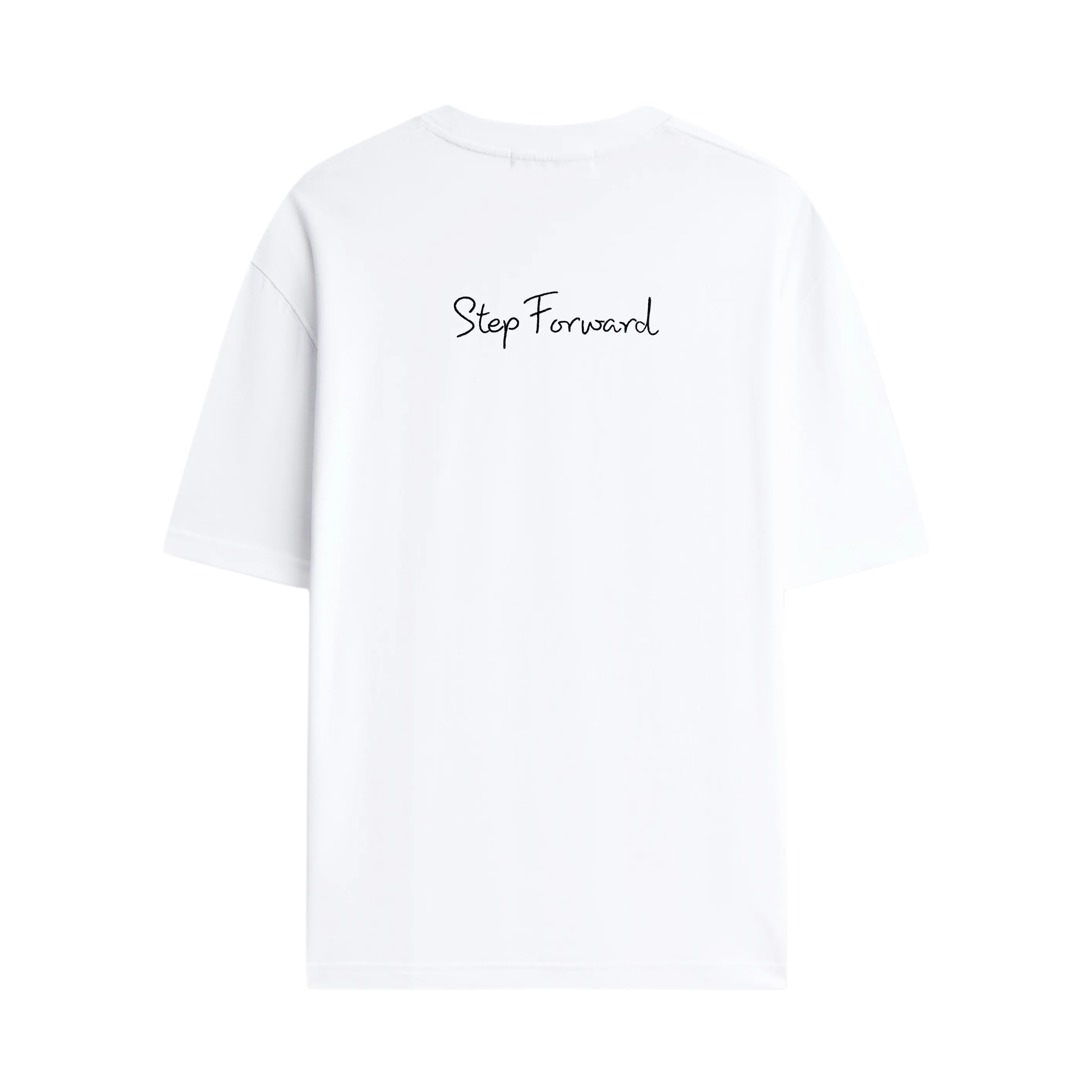 Áo thun StepForward | White | Thêu Trước Sau - Ảnh 2