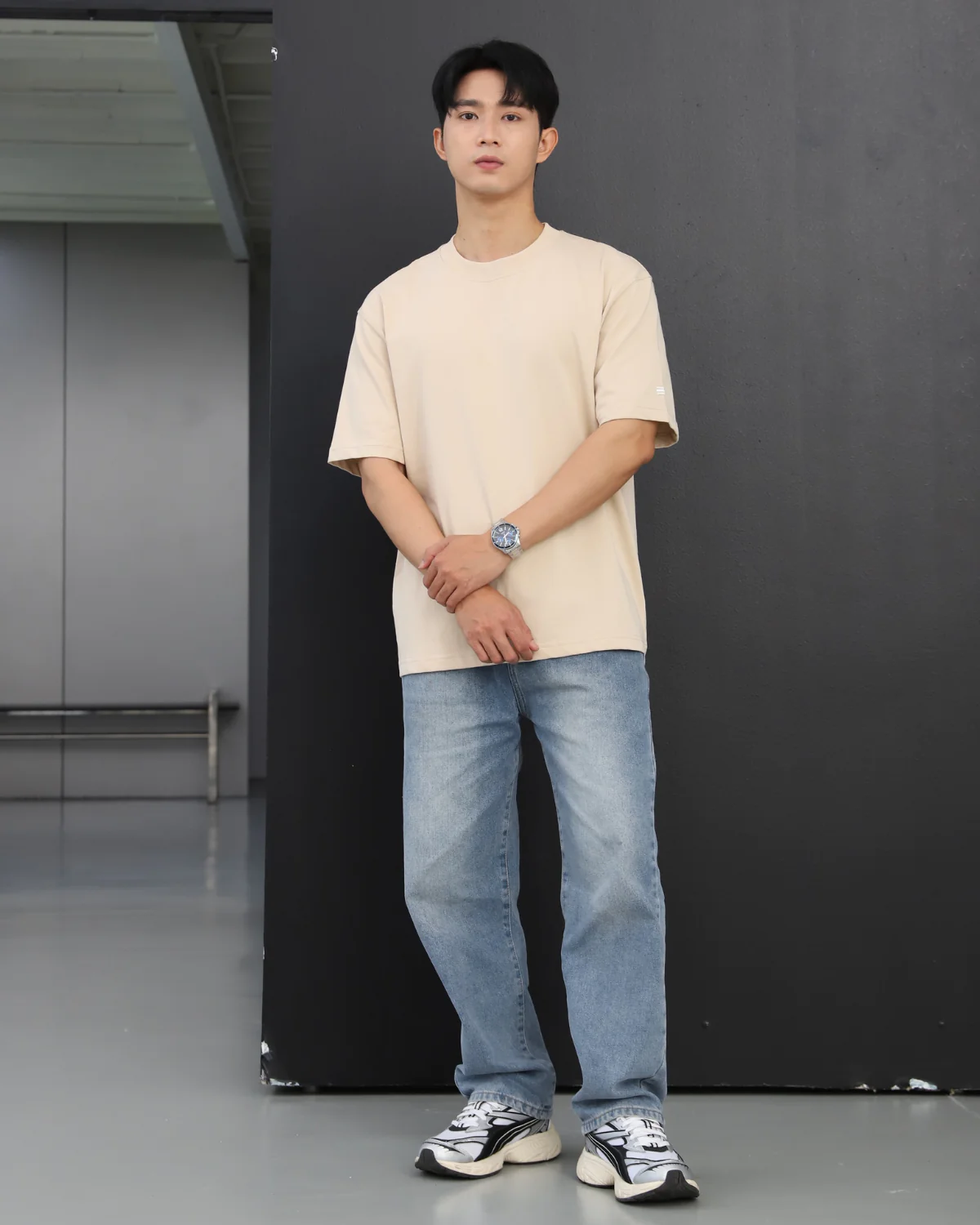 Áo thun Basic Loose | Oat Milk - Flagship - Ảnh 5