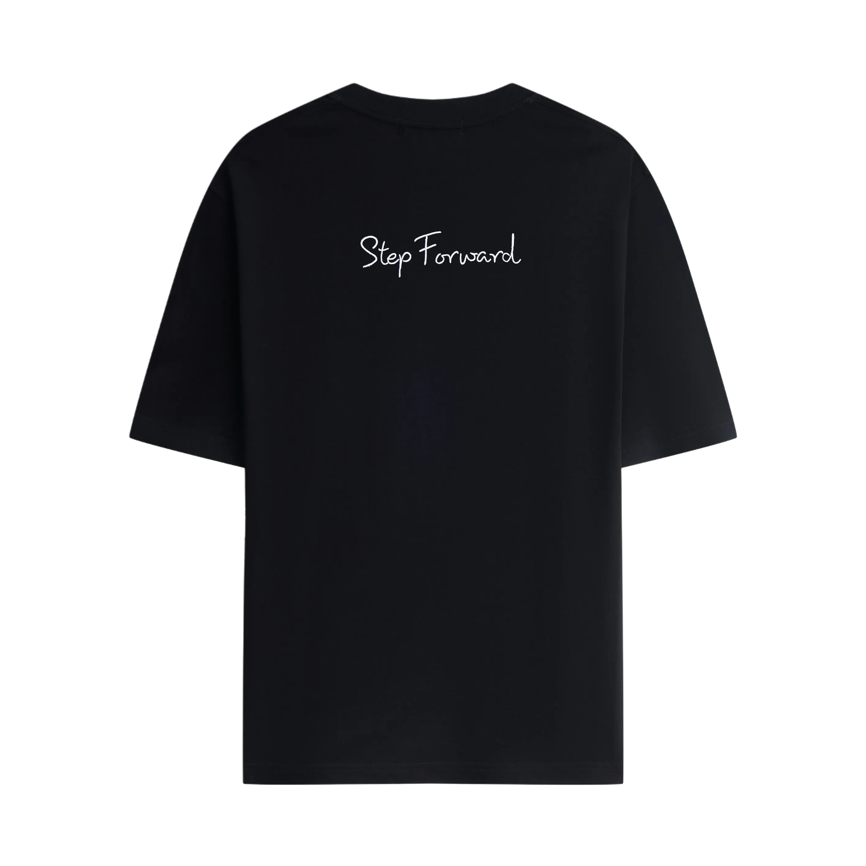 Áo thun StepForward | Black | Thêu Trước Sau - Ảnh 2